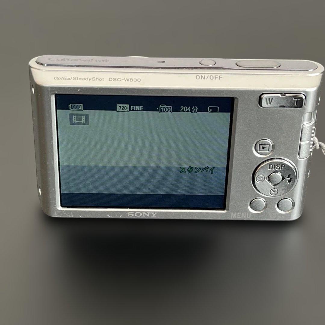 SONY Cyber-Shot DSC-W830 デジカメ 動作確認済み