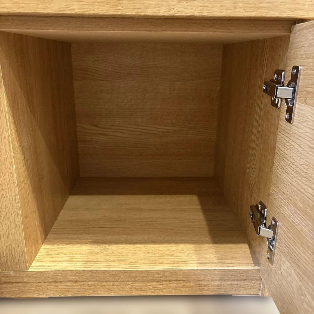 ニトリ　エトナ　キッチンカウンター　ライトブラウン 90cm