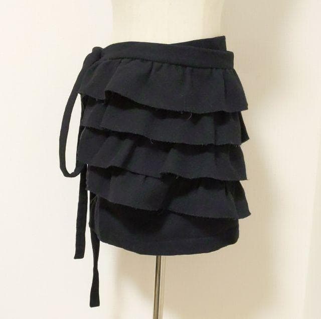 美品★コムデギャルソン★ラップスカート ミニスカート 変形 フリル アーカイブ