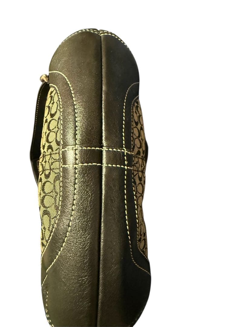 COACH コーチ ハンドバッグ ベージュ/ブラック