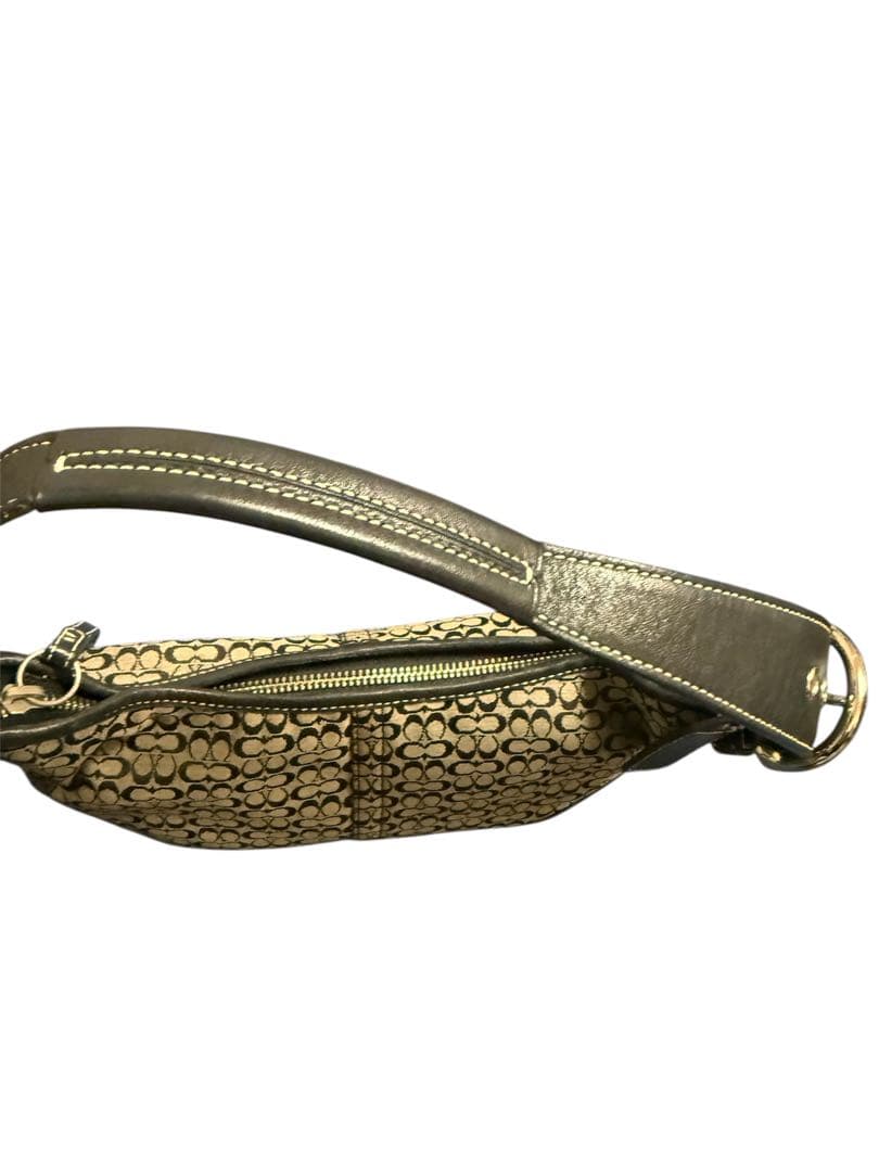 COACH コーチ ハンドバッグ ベージュ/ブラック