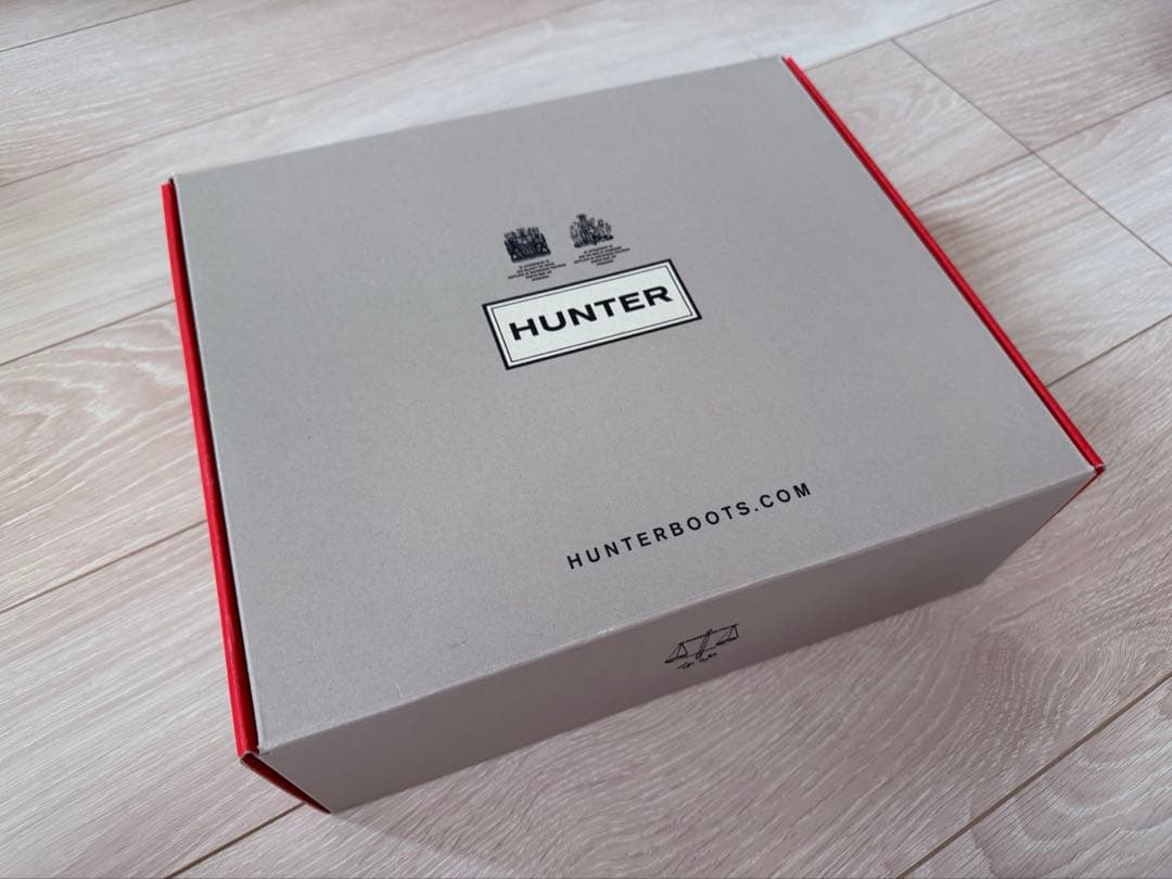 HUNTER WOMENS ORIGINAL ショート レインブーツ 箱付き