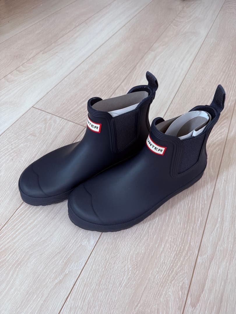 HUNTER WOMENS ORIGINAL ショート レインブーツ 箱付き