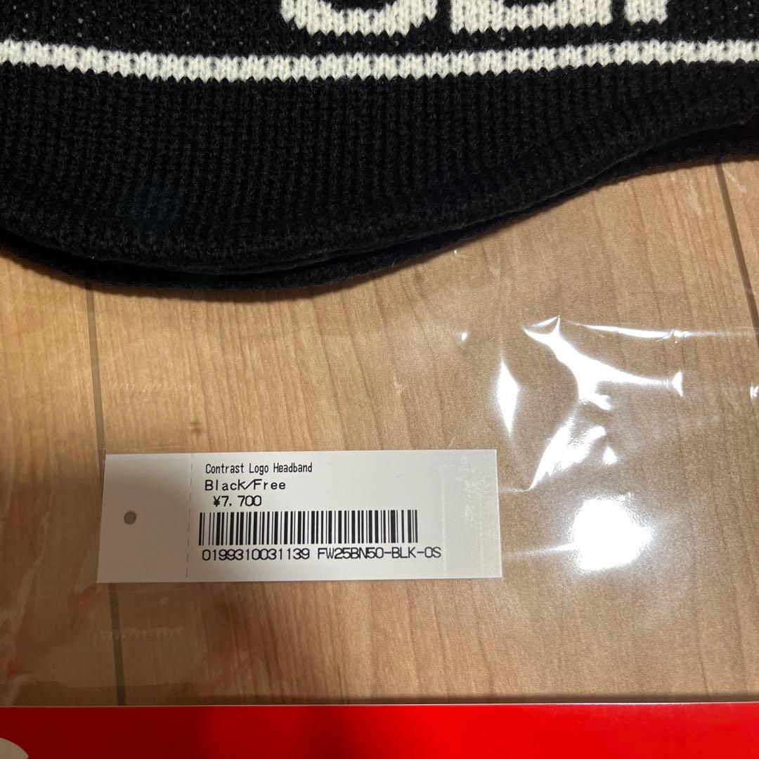 帽子 supreme Contrast Logo Headband