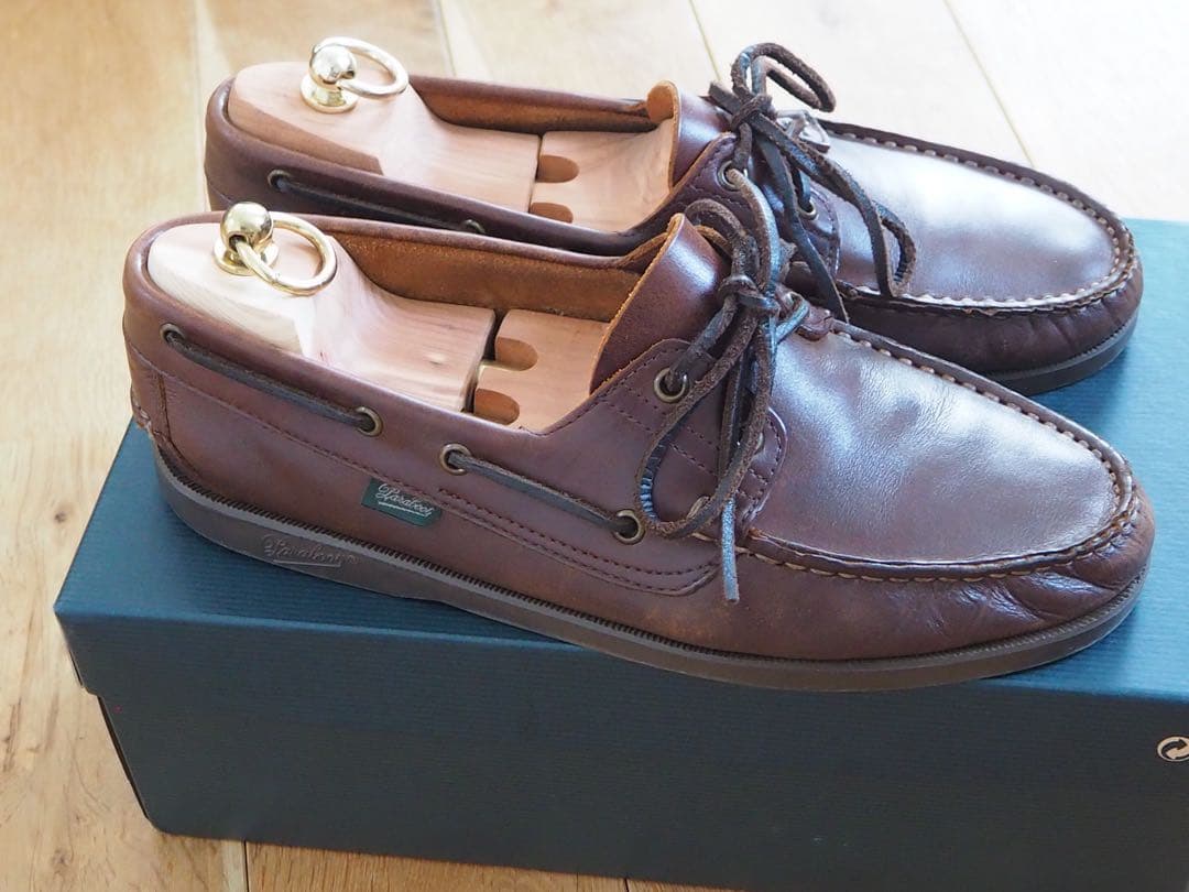 Parabootパラブーツ　BARTH バース　8.5 ブラウン シューツリー