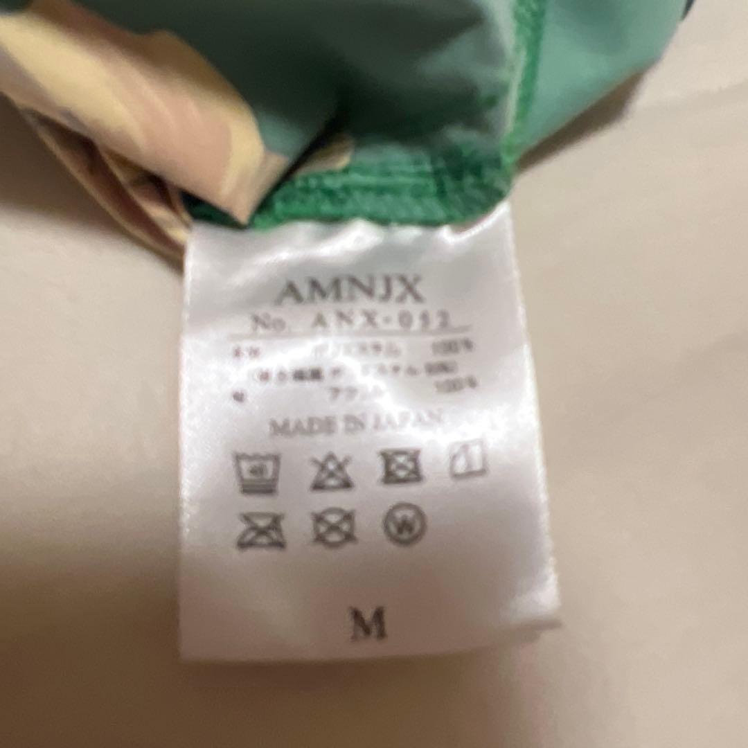 AMNJX 花柄 グリーン ショートパンツ M