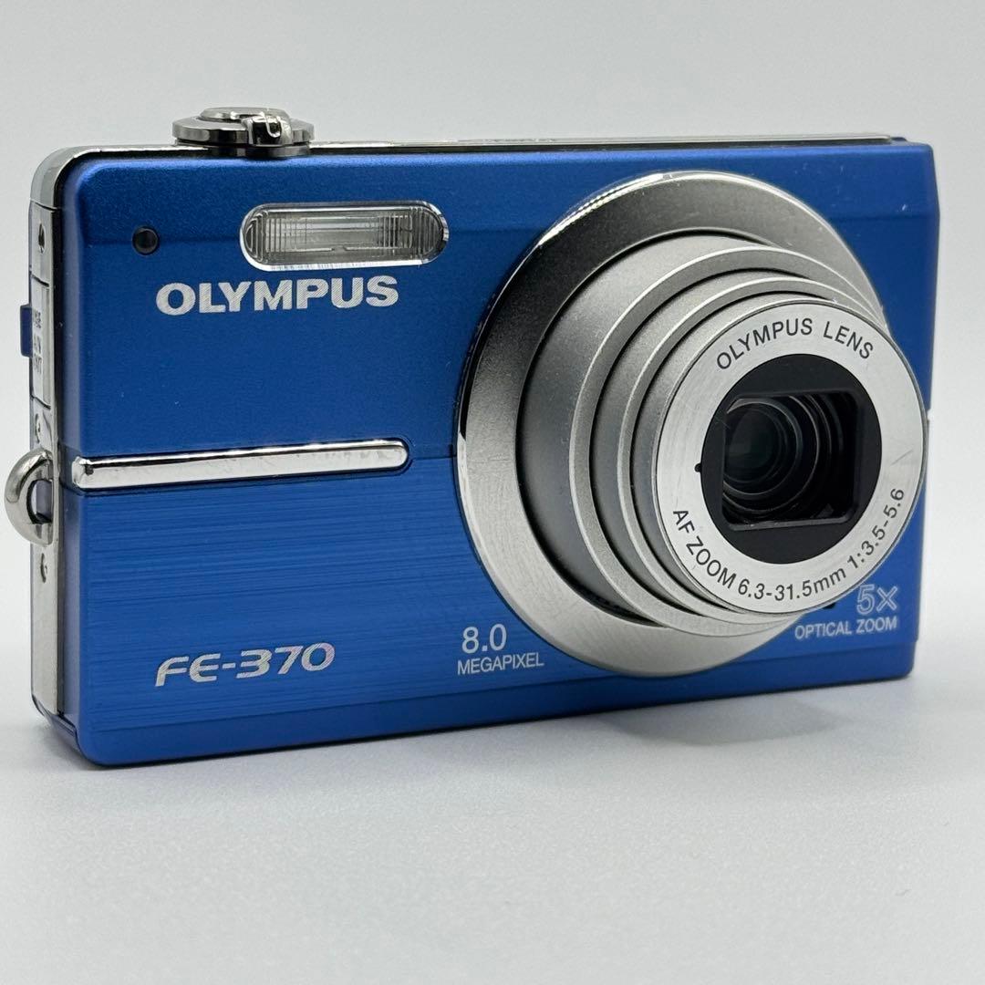 【美品 箱付】 OLYMPUS FE-370 青 オリンパス コンデジ