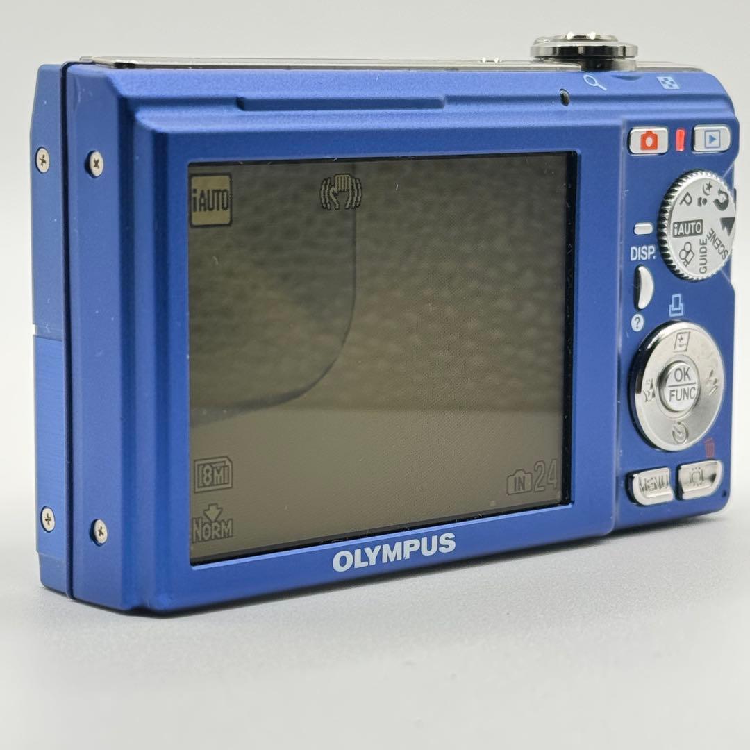 【美品 箱付】 OLYMPUS FE-370 青 オリンパス コンデジ