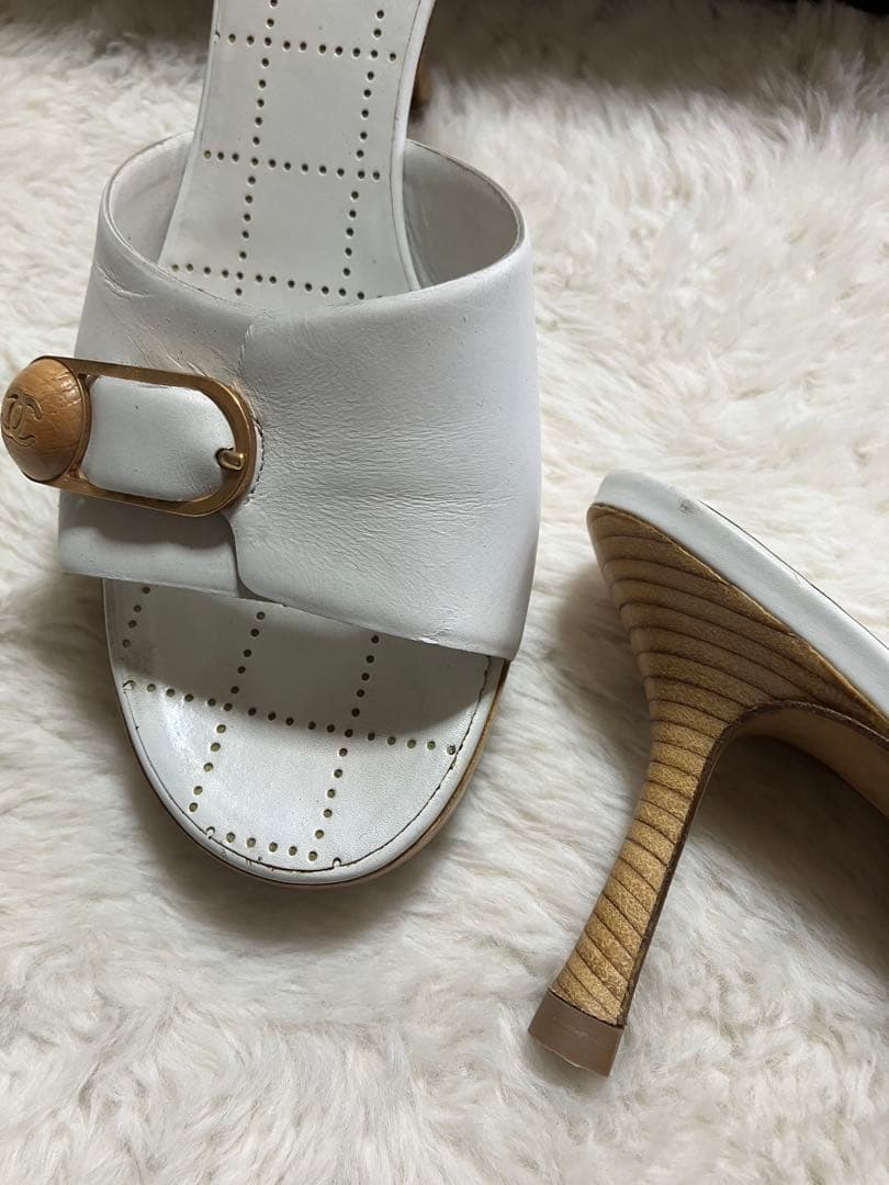 CHANELサンダルミュール ココマーク