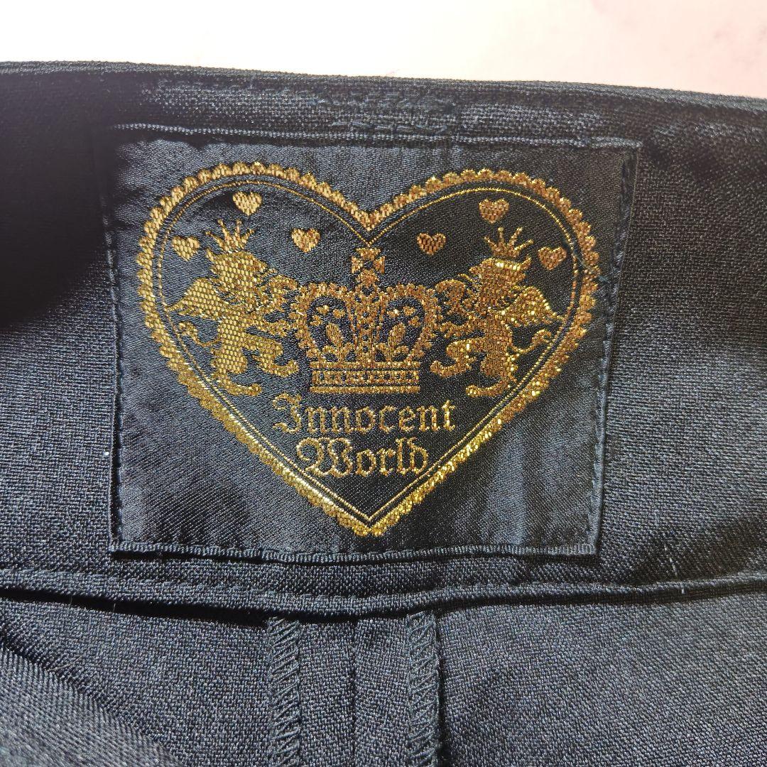 innocent world　イノセントワールド　イノワ　ピアノパンツ　黒
