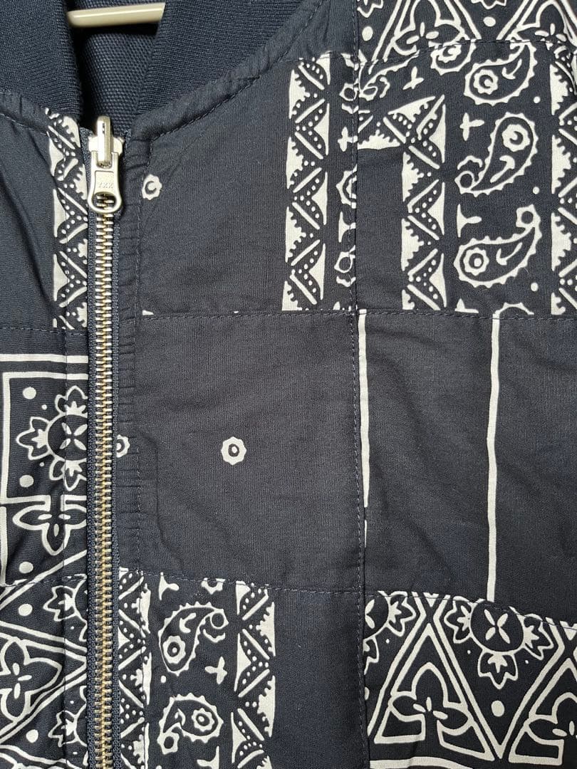 Stussy パッチワークベスト リバーシブル