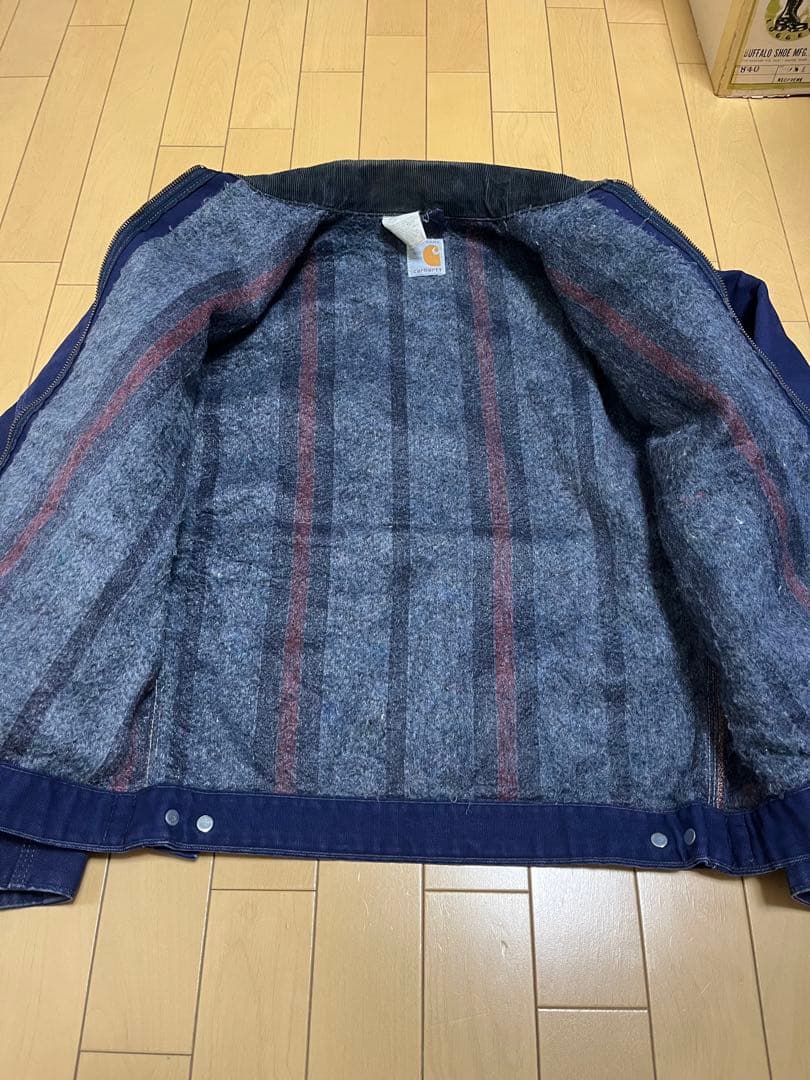 カーハート100周年デトロイトジャケットM紺ヴィンテージ古着usa製stussy