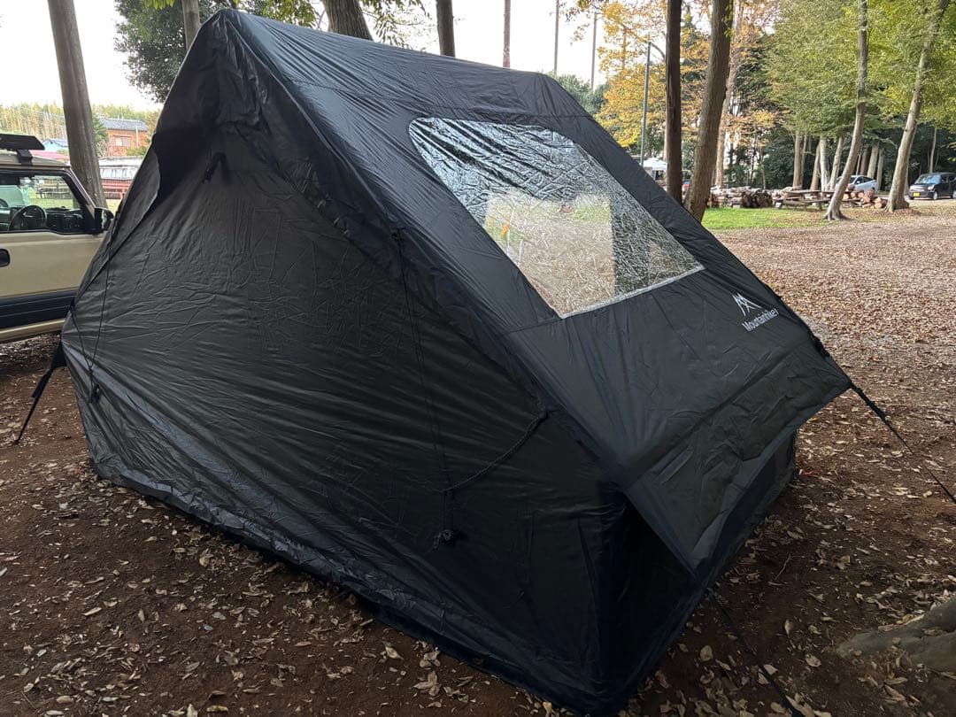 希少なブラックmountainhikerインフレータブルテントエアーテント