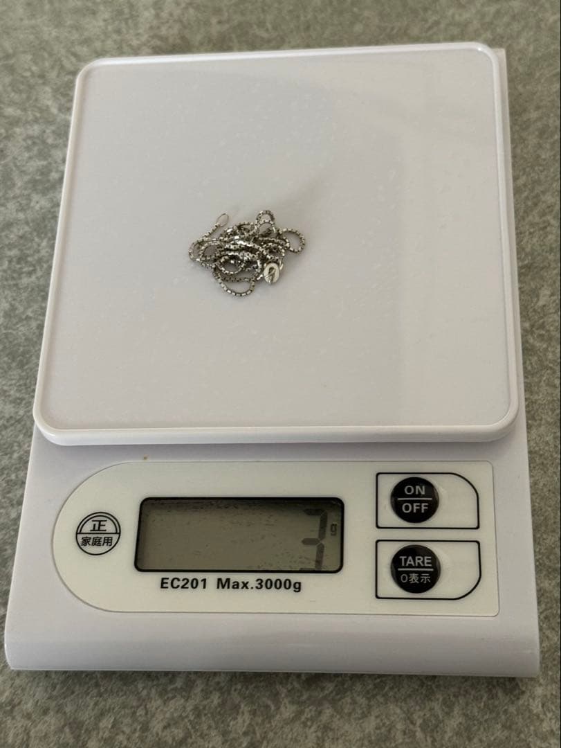 K14（585刻印）ネックレスチェーン 約43cm 約3g