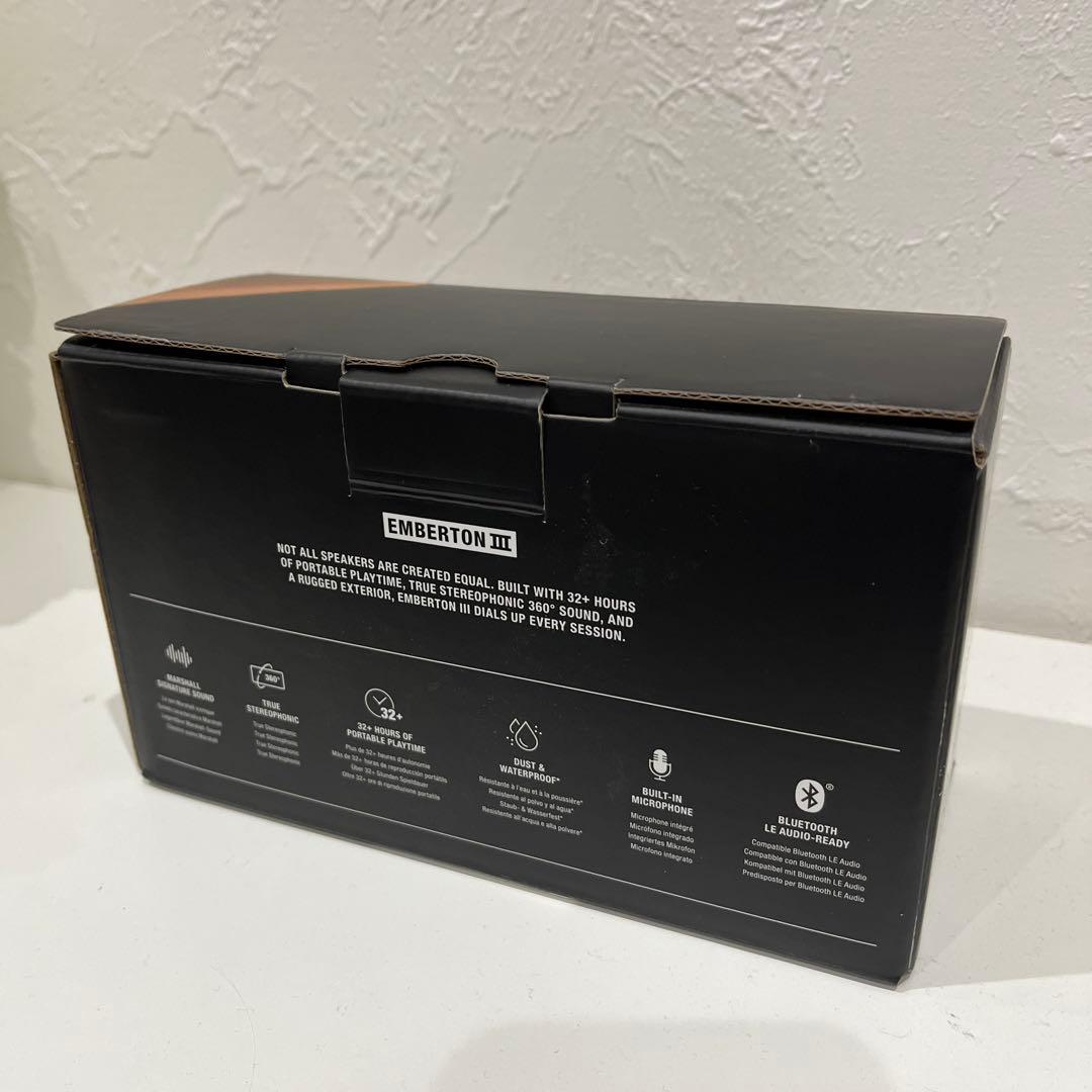 国内正規品　新品未使用　Marshall Emberton Ⅲホワイト