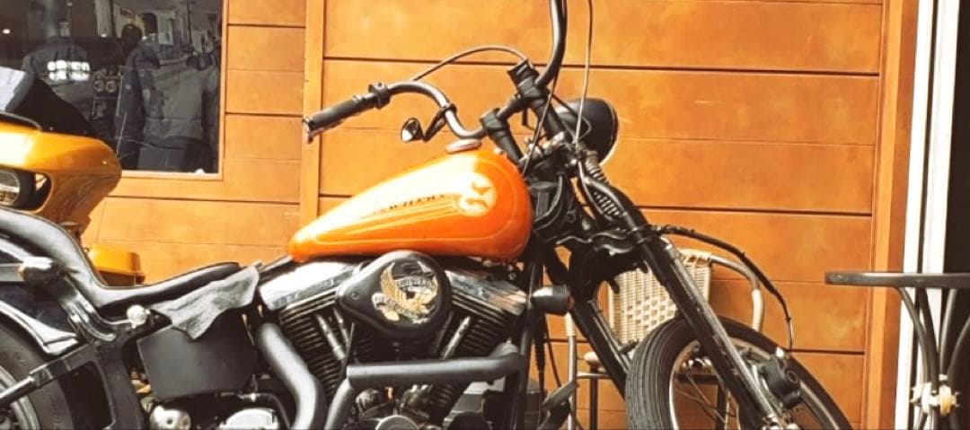 今月限定値下げ激レアHarley Davidson エボ　ソフテイル分割タンク