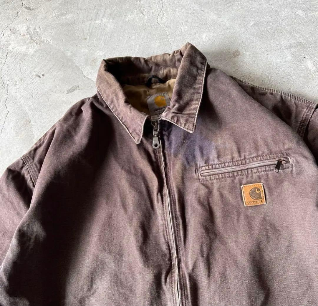 襤褸Carhartt / damage work duck jacket 2XL