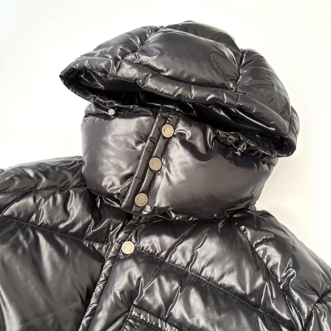 【大きいサイズ】MONCLER ダウンジャケット デカロゴ K2 ブラック 5