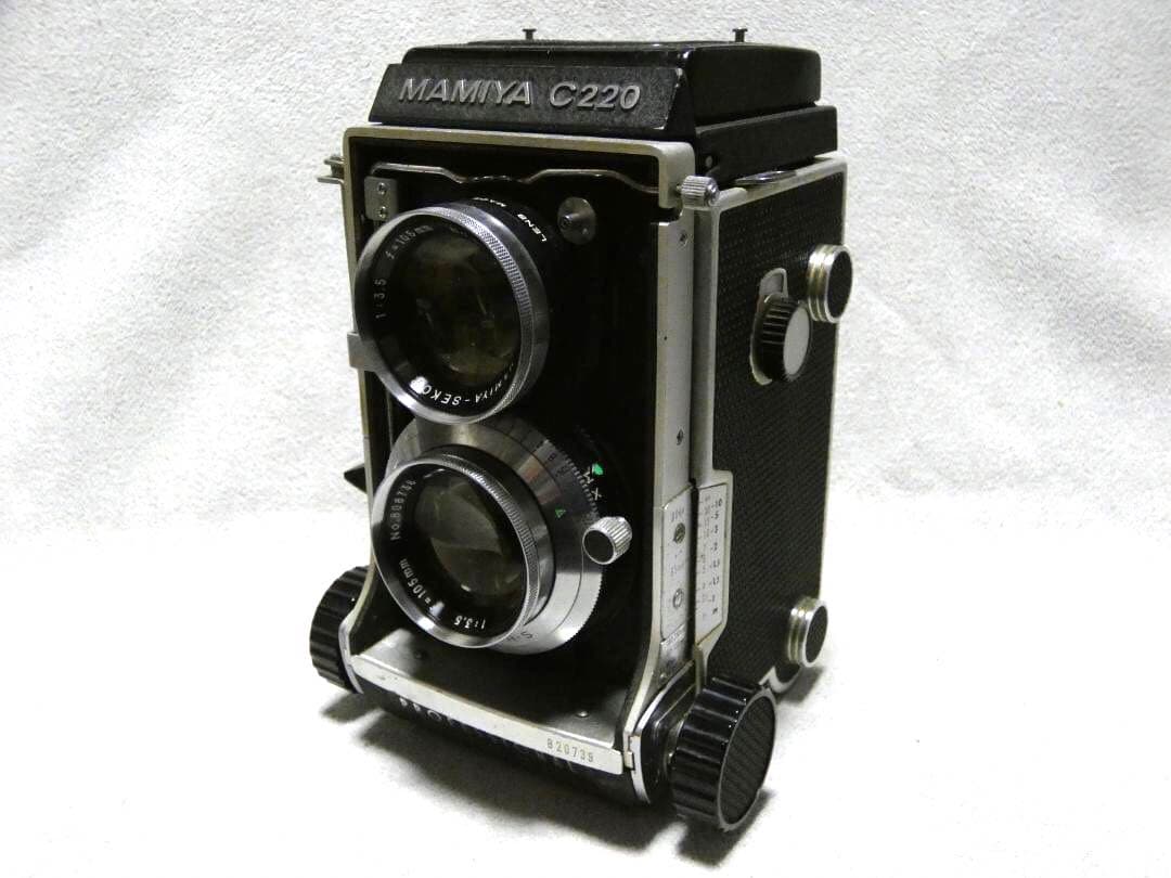 MAMIYA C220 PRO SEKOR 105mm F3.5 二眼レフカメラ