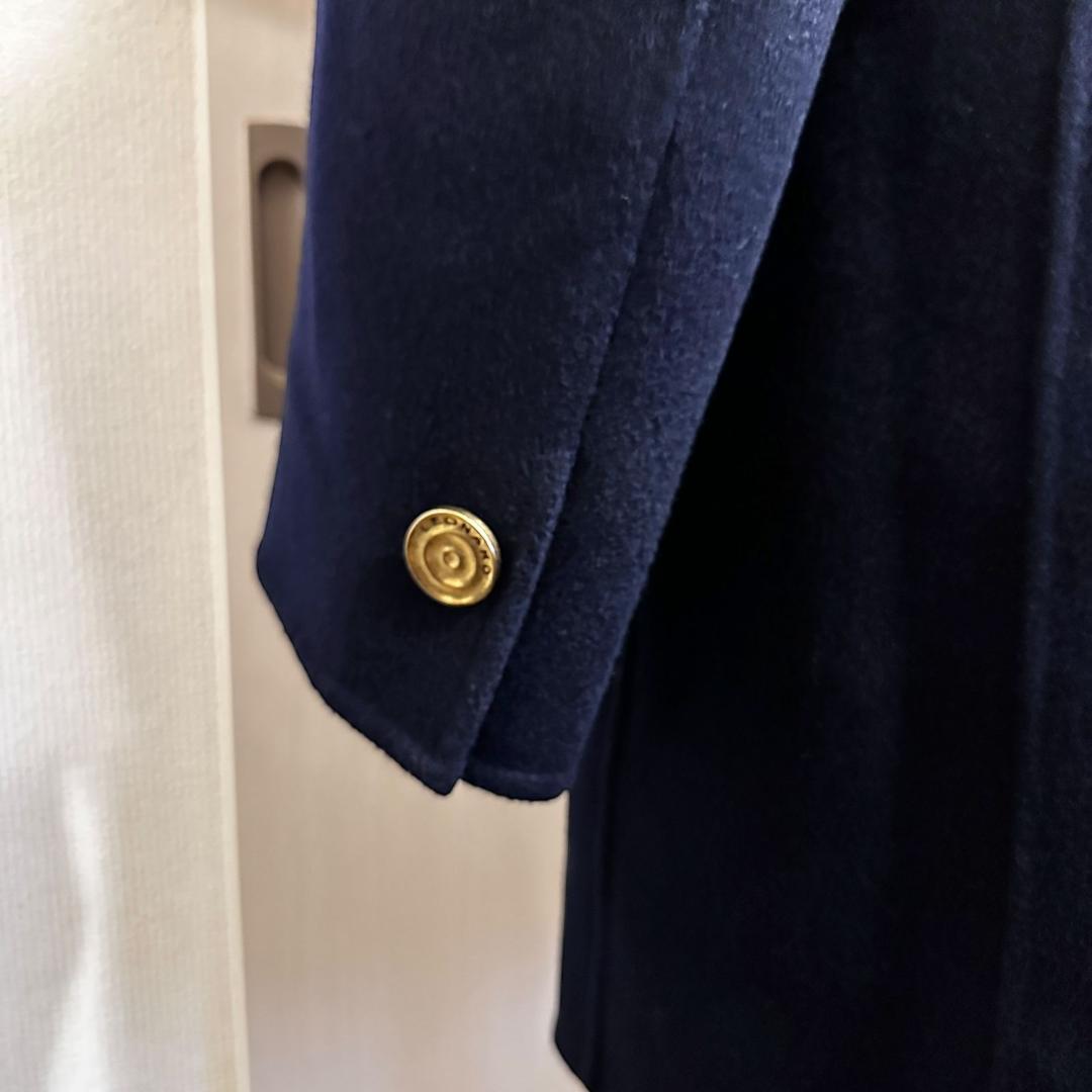 LEONARD　コート　ネイビー・内側花柄　サイズ13　HR0332