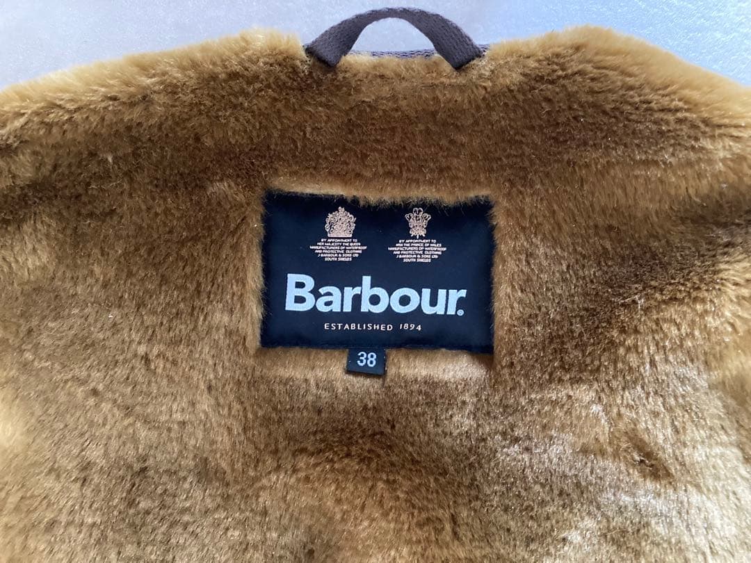 Barbour ベスト サイズ38 ブラウン