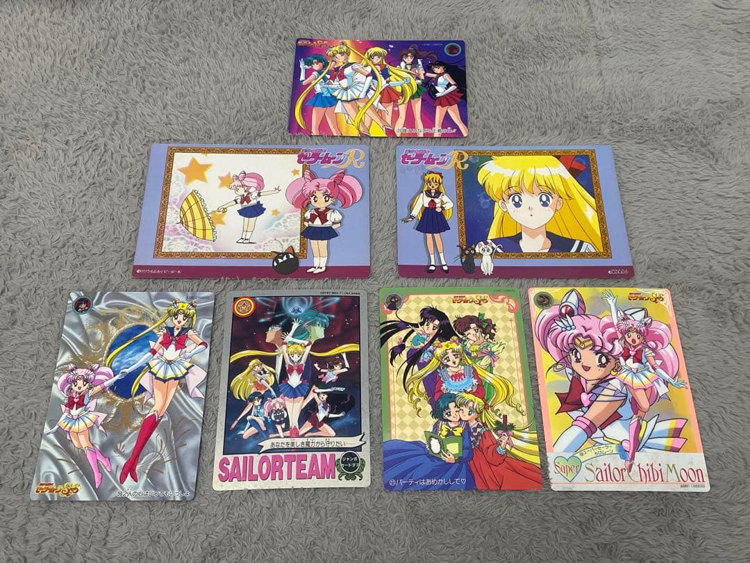 セーラームーンR セーラームーンSS カードダス　アマダ　システムファイル　当時