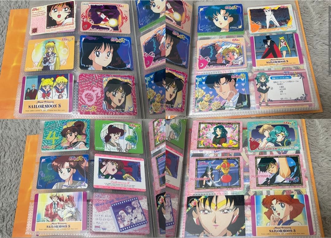 セーラームーンR セーラームーンSS カードダス　アマダ　システムファイル　当時