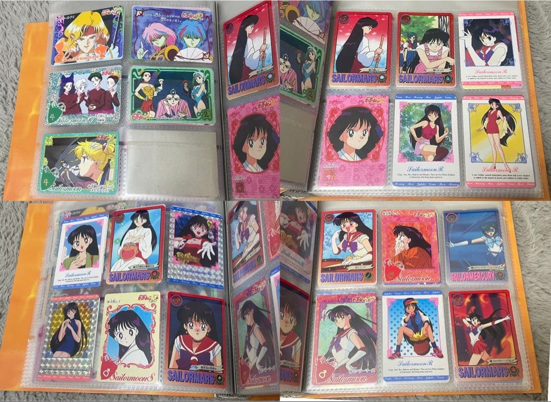 セーラームーンR セーラームーンSS カードダス　アマダ　システムファイル　当時