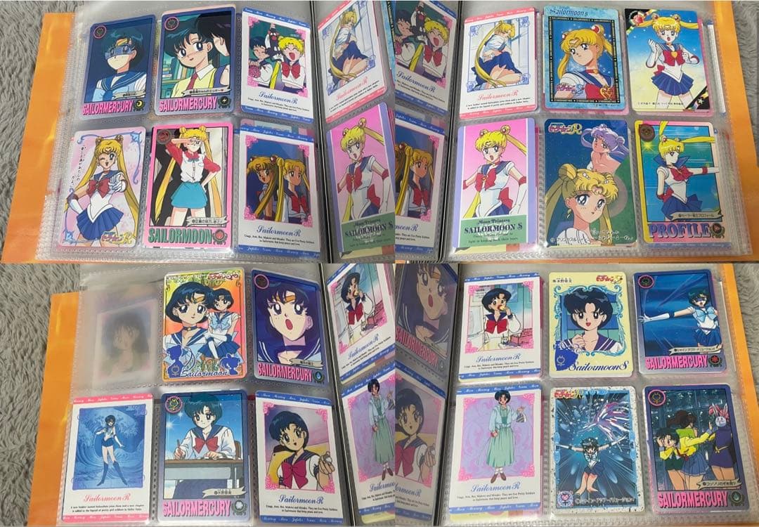セーラームーンR セーラームーンSS カードダス　アマダ　システムファイル　当時