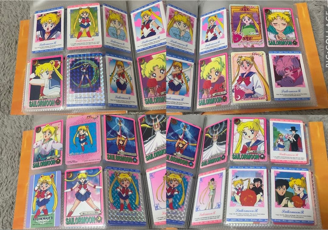 セーラームーンR セーラームーンSS カードダス　アマダ　システムファイル　当時