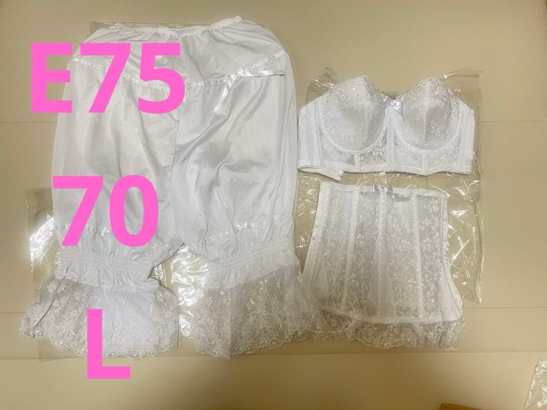 セモアブライダルインナー☆E75/70☆ドロワーズL