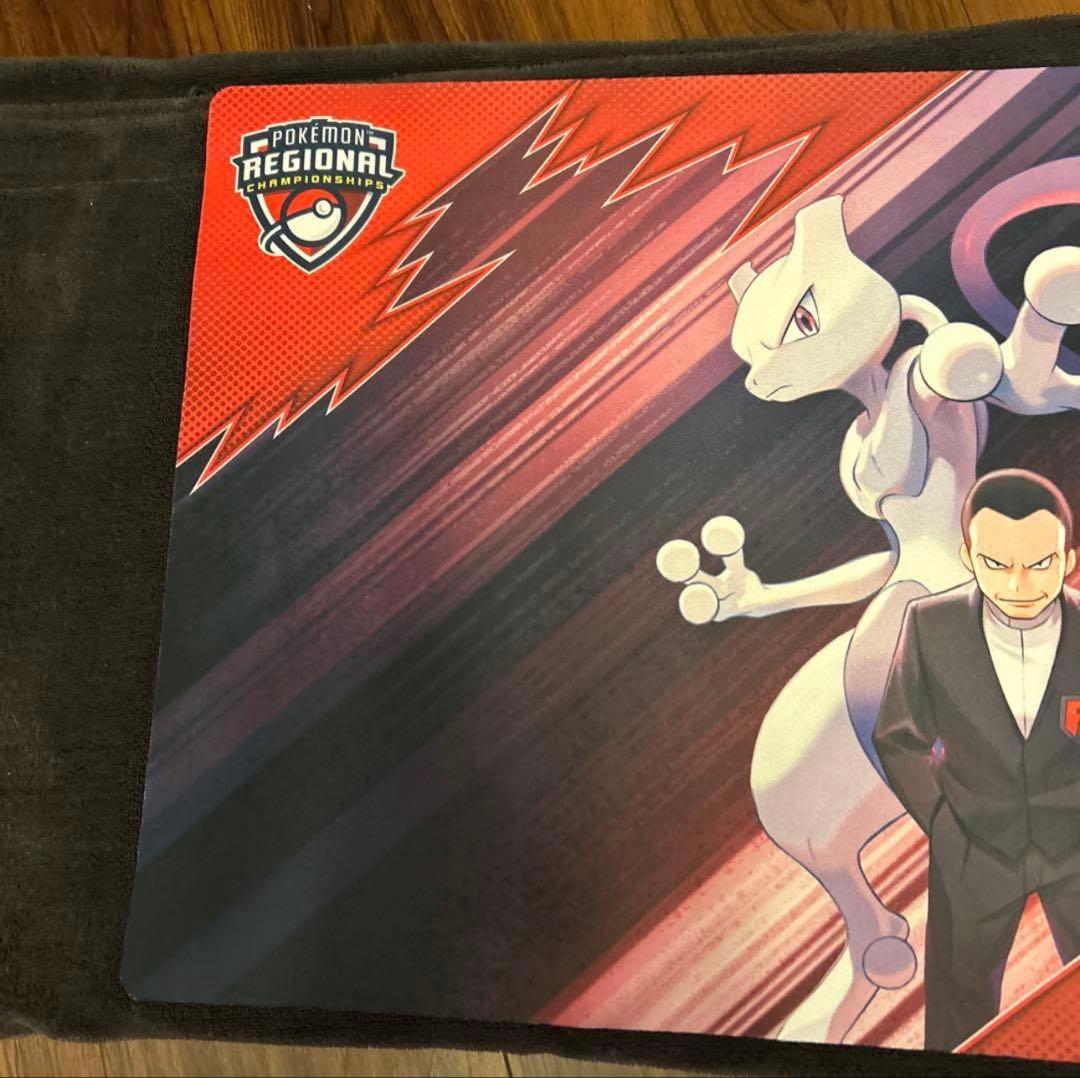 ポケモンカード プレイマット ロケット団のミュウツー サカキ プレマ 海外