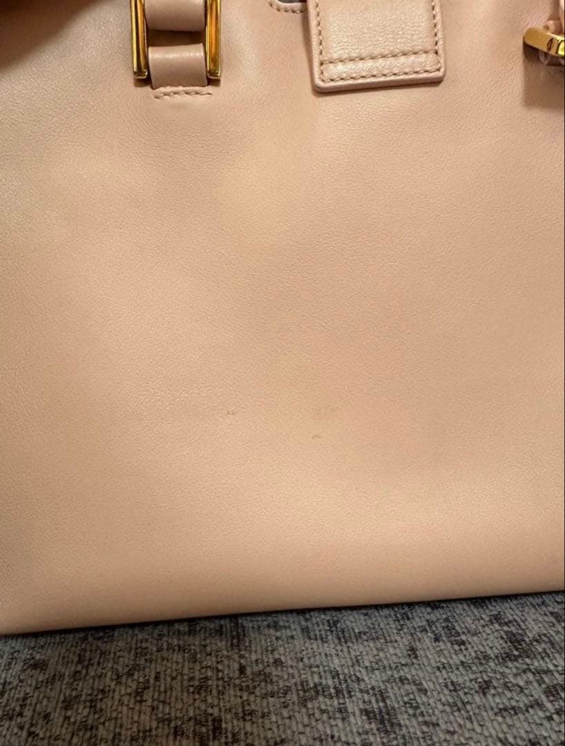 ⭐︎ＢＭ⭐︎状態良好⭐︎YSL ピンク レザー 2wayハンドバッグ