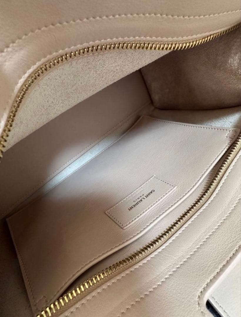 ⭐︎ＢＭ⭐︎状態良好⭐︎YSL ピンク レザー 2wayハンドバッグ