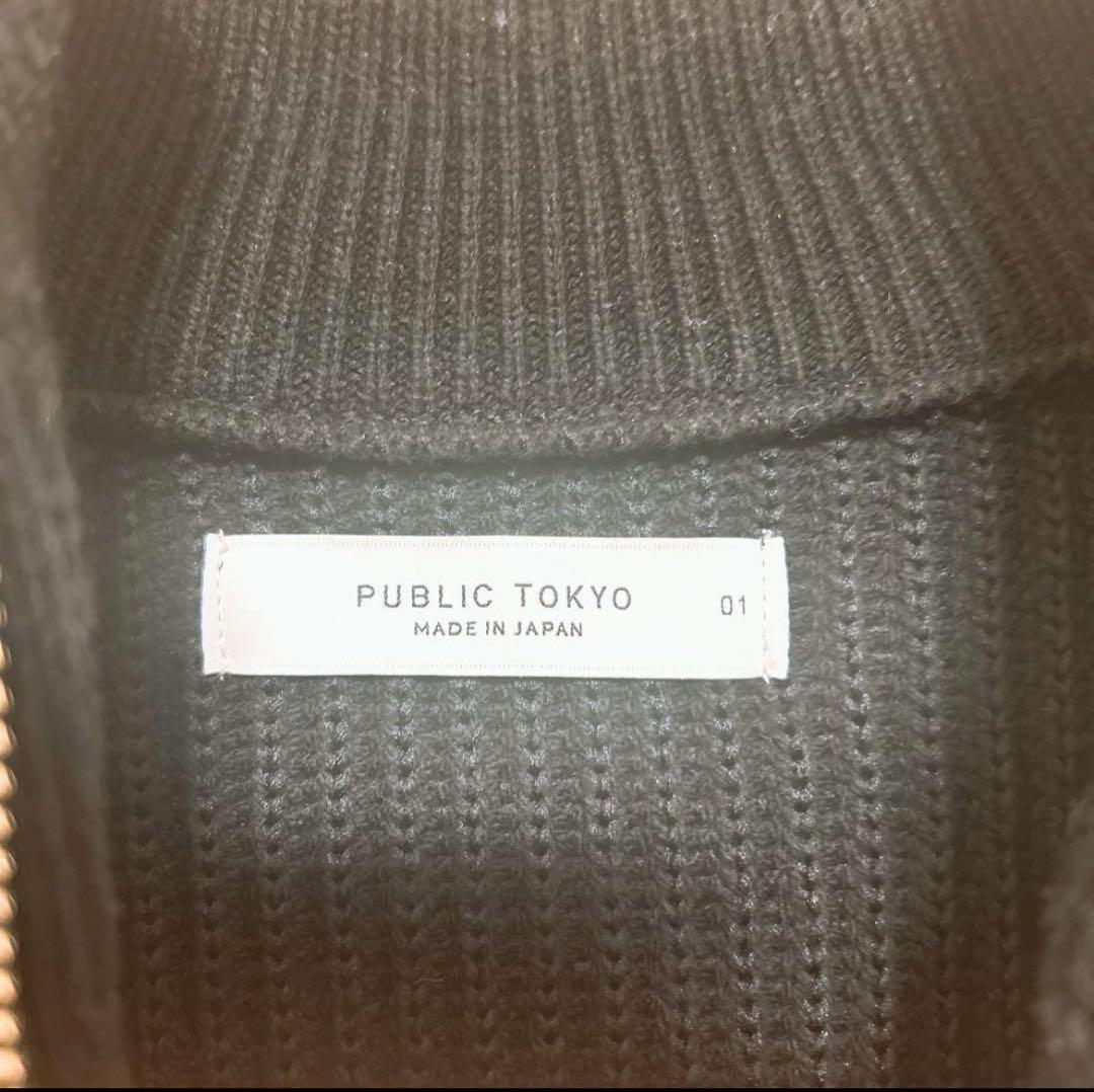 オーバーサイズドライバーズニット　public tokyo