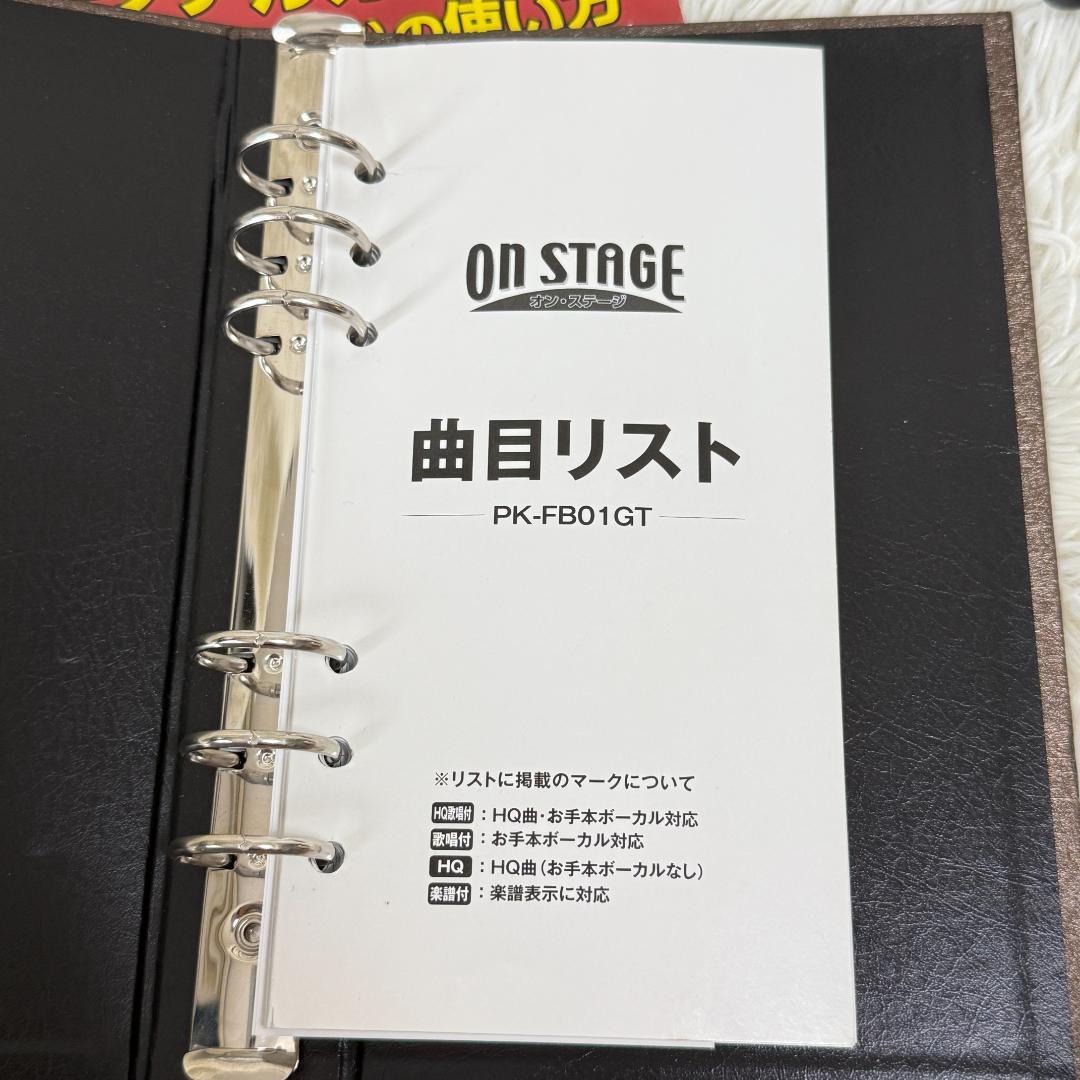 極美品✨ON STAGE オンステージ パーソナルカラオケ PK-FB01GT