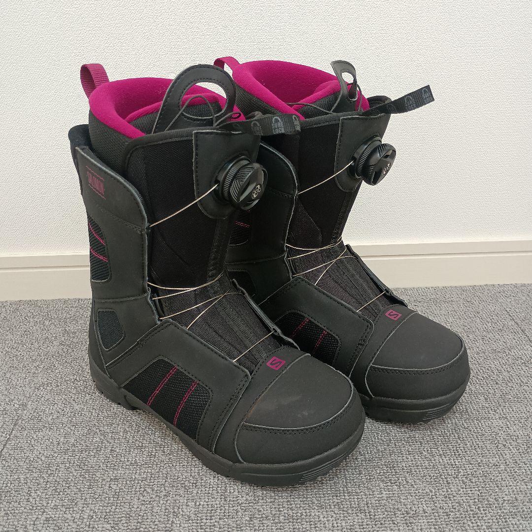 SALOMON スノーボードブーツ 24cm SCARLET BOA サロモン