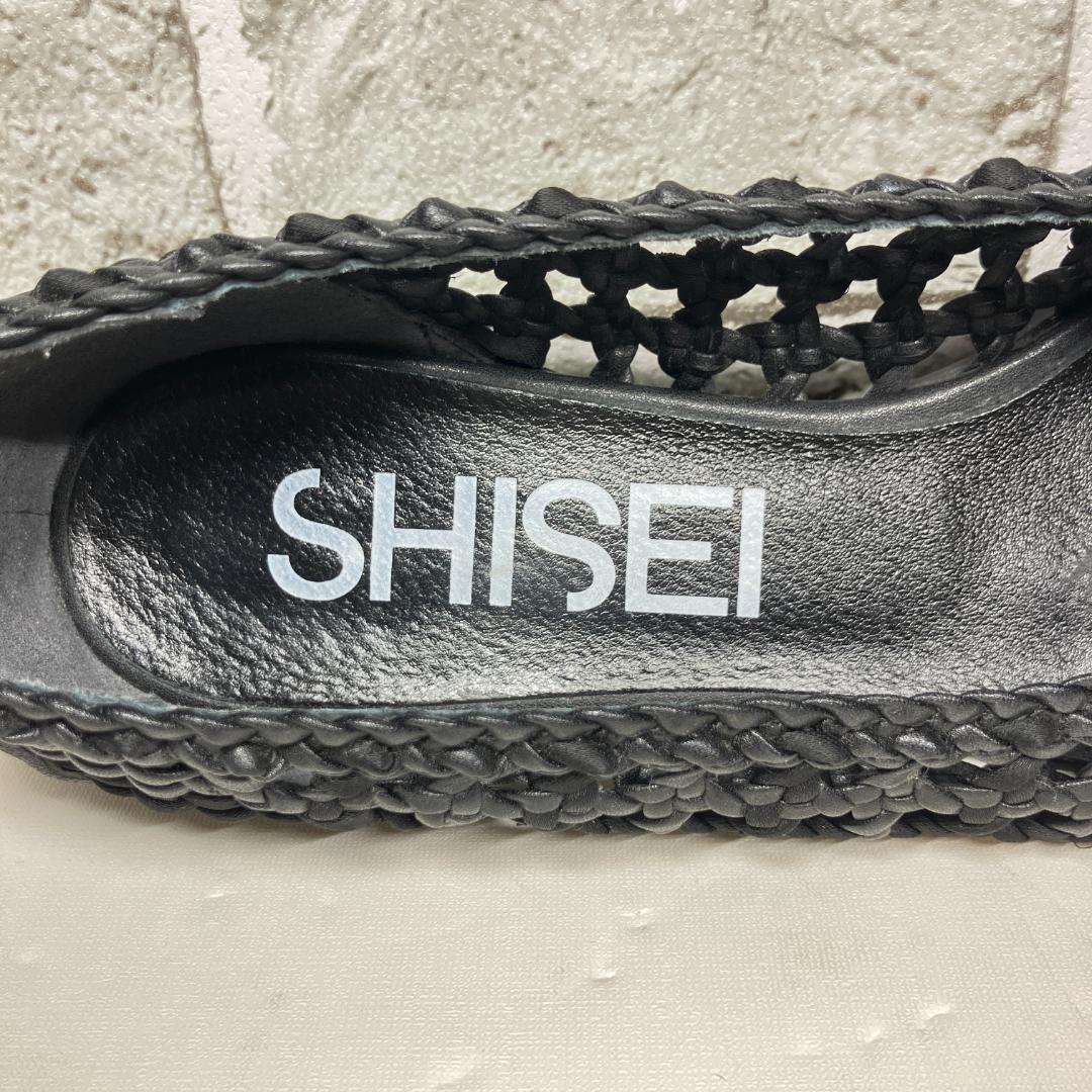 【極美品】シーセイ SHISEI メッシュ ポインテッドトゥ 23.0