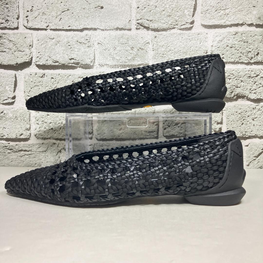 【極美品】シーセイ SHISEI メッシュ ポインテッドトゥ 23.0