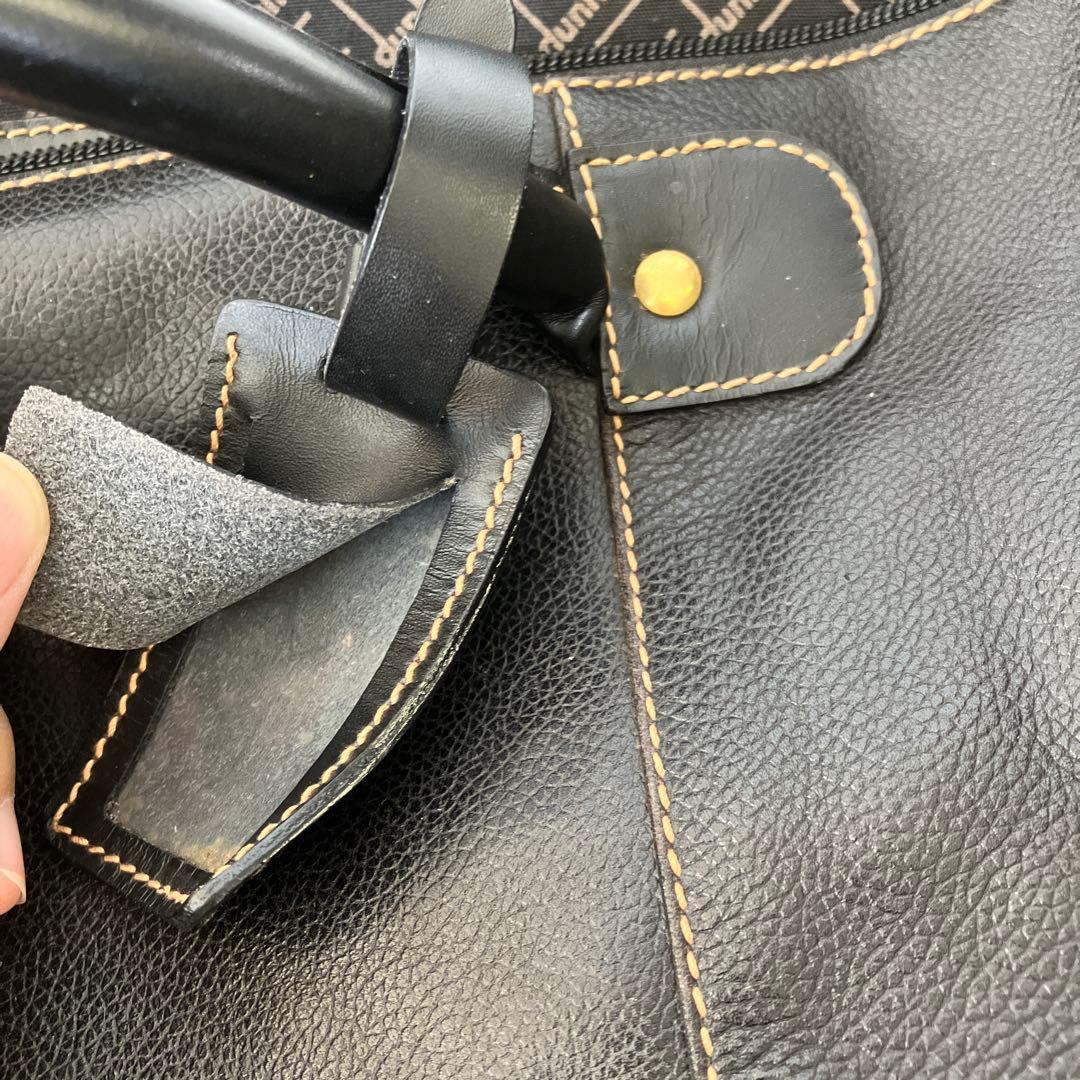 Dunhill　ダンヒル　ボストンバッグ　レザー　ブラック　4441