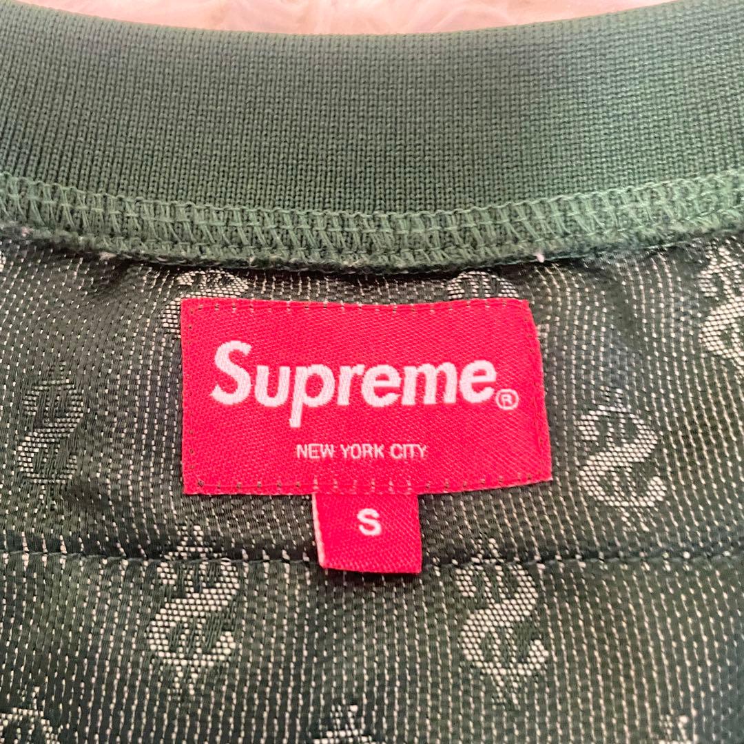 美品Supreme Monogram Football Jersey グリーンS