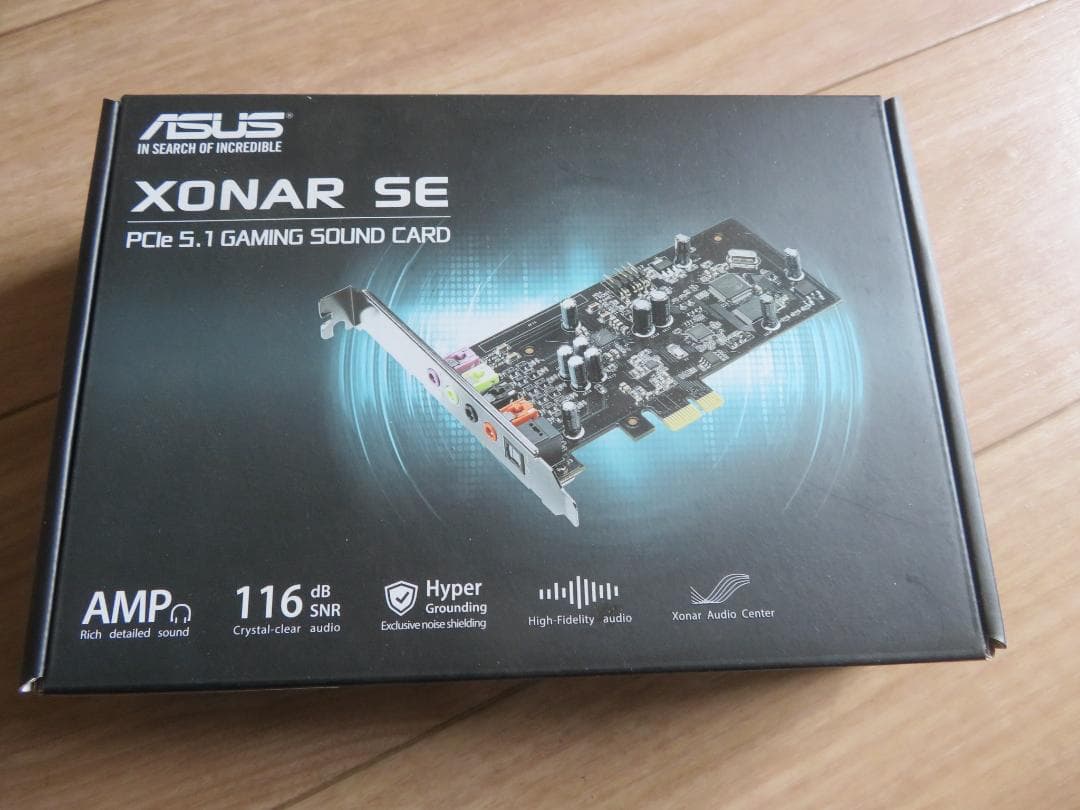 新品未開封 ASUS Xonar SE(5.1ch ゲーミングサウンドカード)