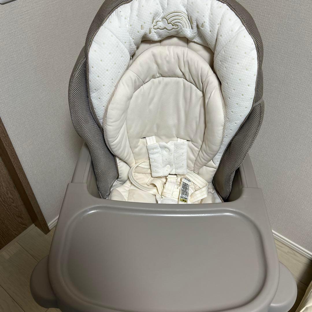 動作確認済み✨Aprica ユラリズムオート　ハイローベッド　チェア　高さ調節