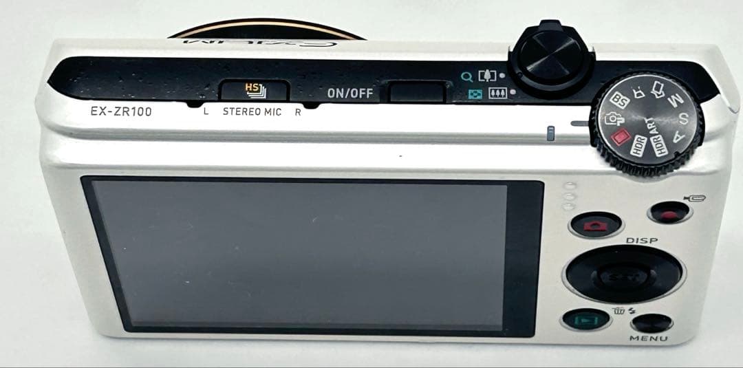 訳アリ品　CASIO コンパクトデジタルカメラ　EX-ZR100 ホワイト