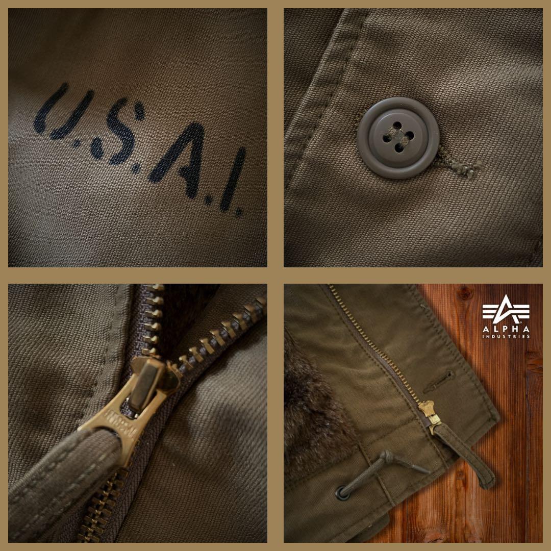 『希少XL◎』ALPHA INDUSTRIES（アルファ）N-1デッキジャケット