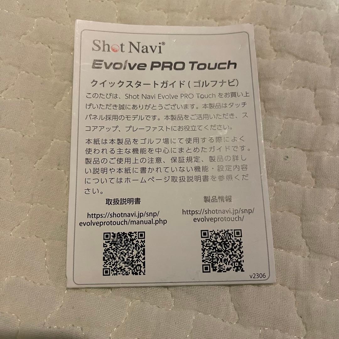 その他 SHOT Navi evolve pro touch golf watch