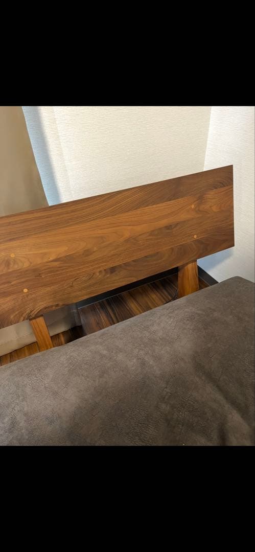 SOLID （ミヤモト家具） ウォルナットカウチソファ＋オットマン オプション付