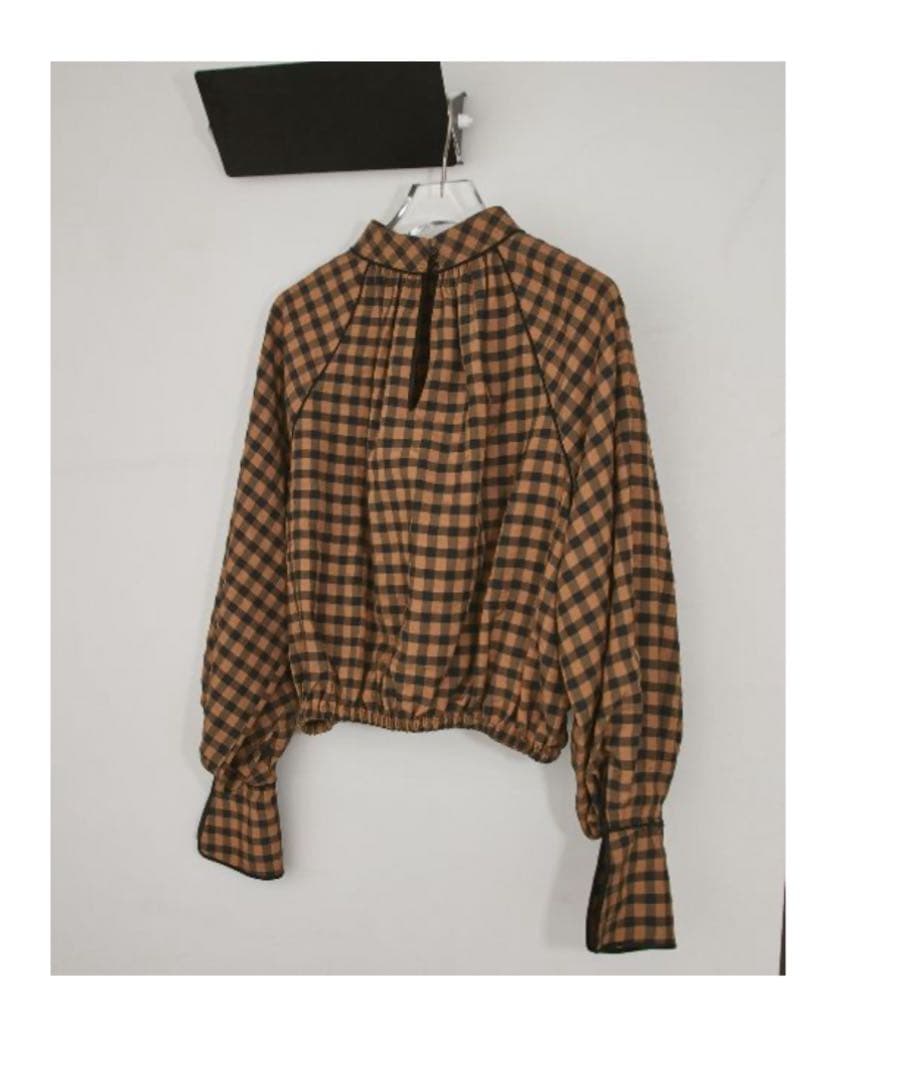 【美品】TODAYFUL GinghamcheckPuffBlouse