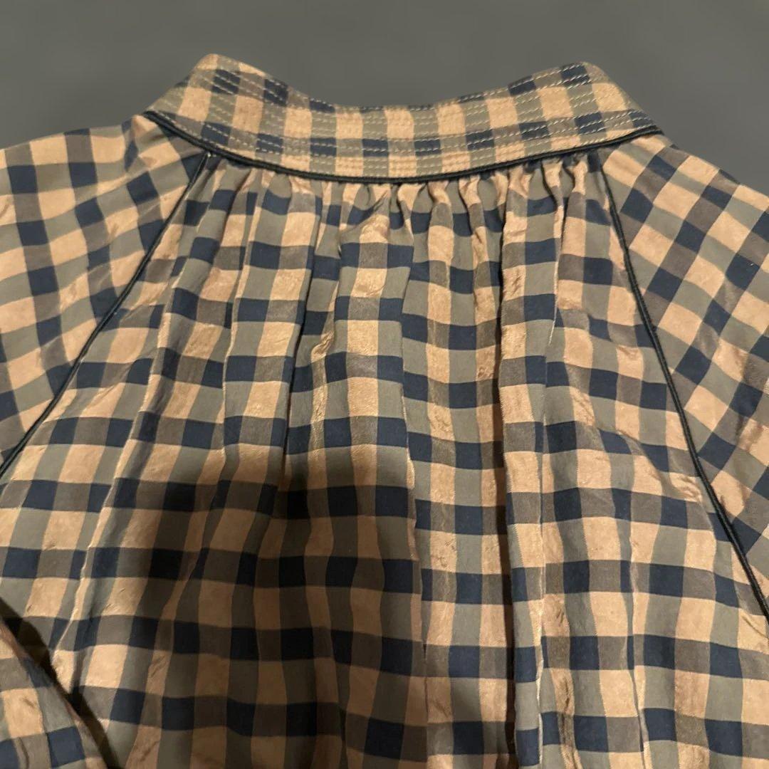 【美品】TODAYFUL GinghamcheckPuffBlouse