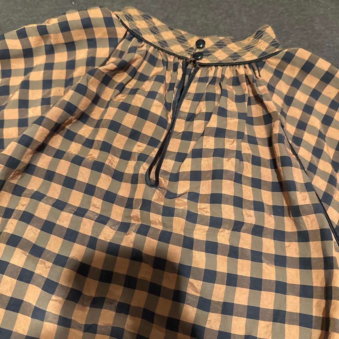 【美品】TODAYFUL GinghamcheckPuffBlouse